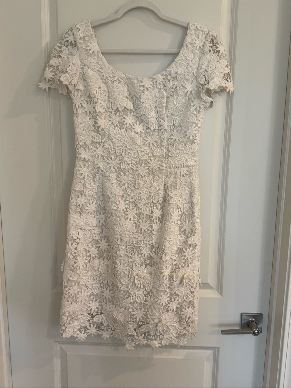 Lilly Pulitzer Marta Resort White Truly Floral Lace Dress